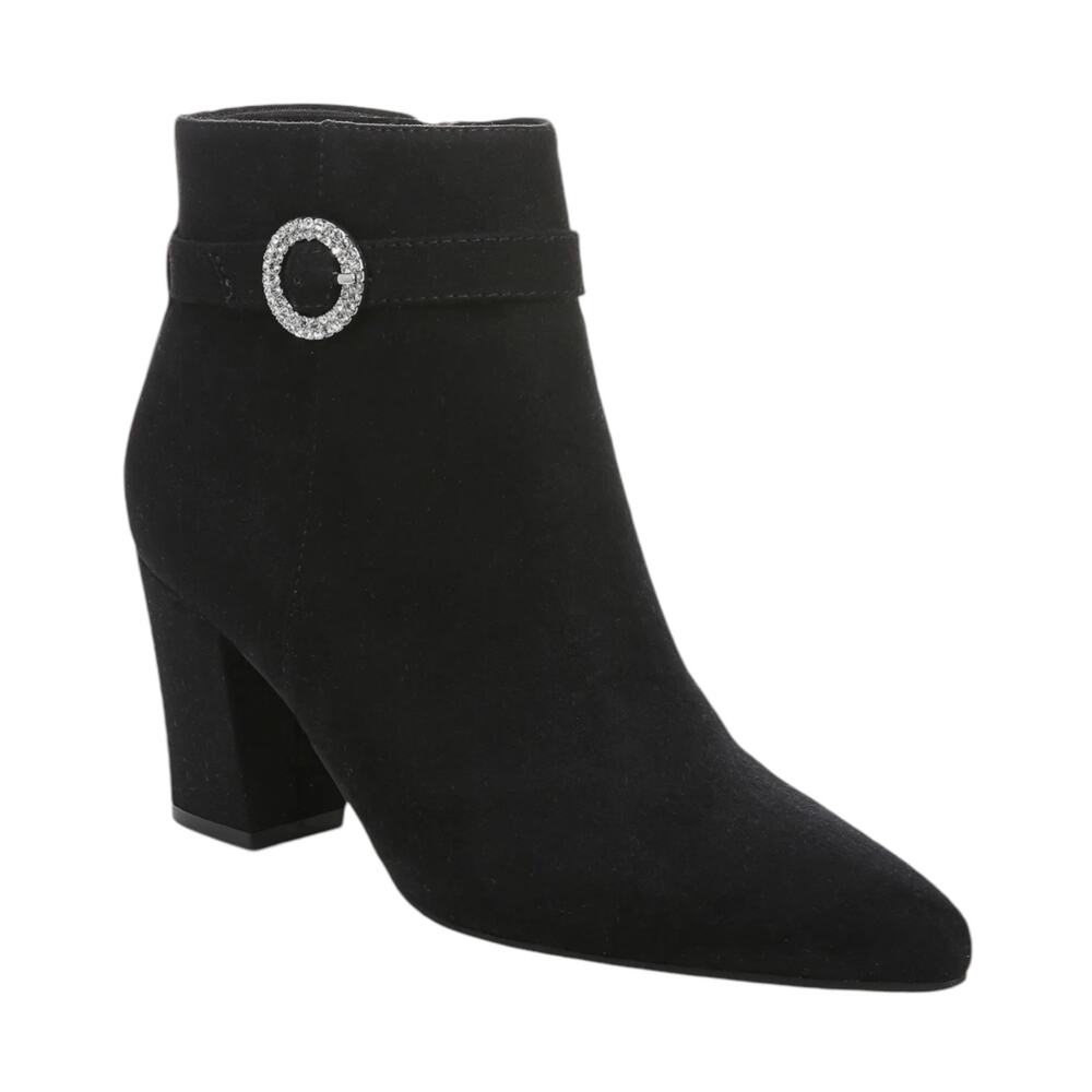 LifeStride Women's Sparkle Heeled Booties Black Size 5 1/2